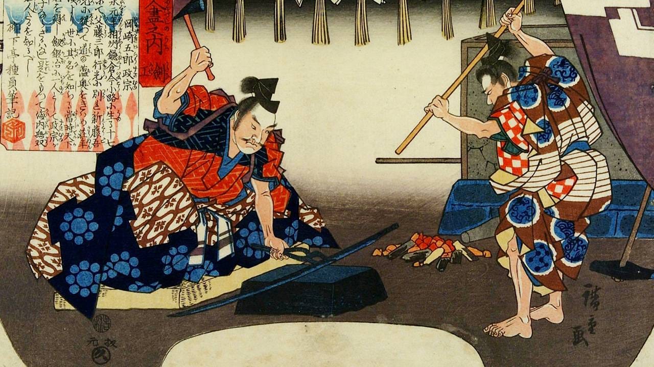 Ocel v průběhu japonské historie